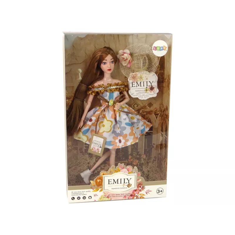 LEAN TOYS vauvanukke Emily Autumn punaisilla hiuksilla ja hatulla