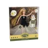 LEAN TOYS nukke Emily vauva pitkä hius kissanpentu kukka