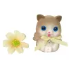 LEAN TOYS nukke Emily vauva pitkä hius kissanpentu kukka