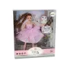 LEAN TOYS nukke Emily vauva saparot kissa kukat