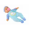 LEAN TOYS vauvanukke ääni tutti ruokalappu sininen kissa pyjama