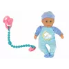 LEAN TOYS vauvanukke ääni tutti ruokalappu sininen kissa pyjama
