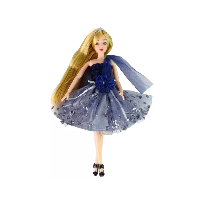LEAN TOYS nukke Emily vauva koiralaukku kukat