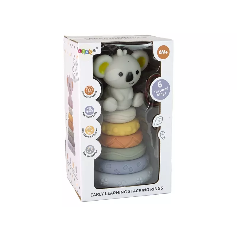 LEAN TOYS Vauva Koala pyramidi