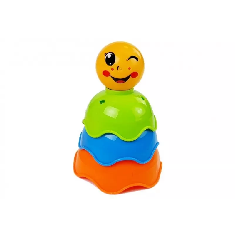 LEAN TOYS Vauvan pyramidi simpukat