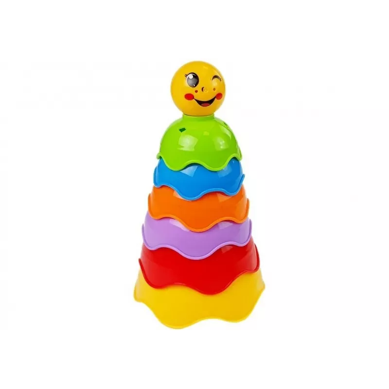LEAN TOYS Vauvan pyramidi simpukat