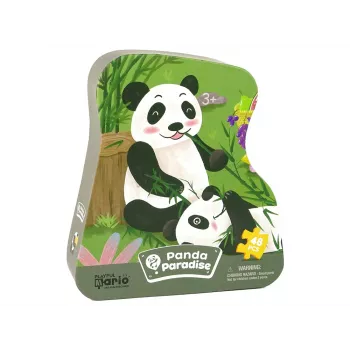 LEAN TOYS Bambumetsä Panda -palapeli 48 palaa
