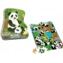 LEAN TOYS Bambumetsä Panda -palapeli 48 palaa