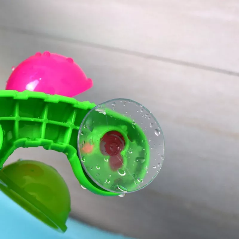 LEAN TOYS kylpyvesimylly imukupeilla ja kahdella vesilapiolla