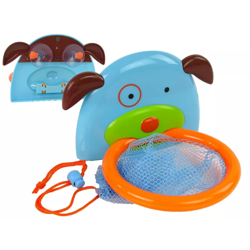 LEAN TOYS kylpylelu mini koripallo koira kumikala