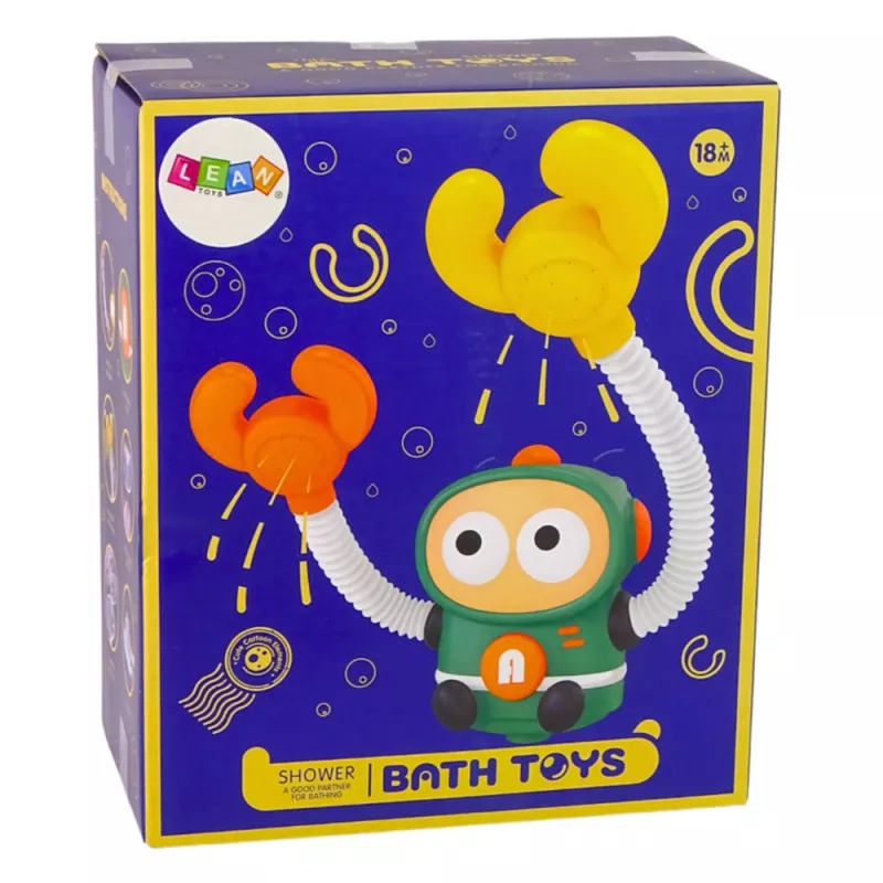 LEAN TOYS kylpytoys astronauttisuihku vesikierrolla ja imukupeilla