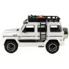 LEAN TOYS paristokäyttöinen maastoauto valkoinen