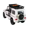 LEAN TOYS paristokäyttöinen maastoauto valkoinen