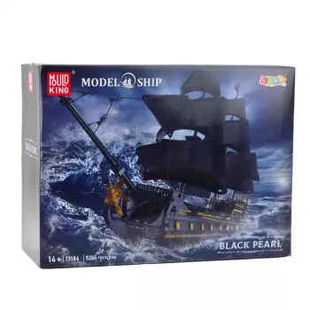 LEAN TOYS Black Pearl merirosvolaiva rakennuspalikkasarja (5266 osaa)