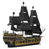 LEAN TOYS Black Pearl merirosvolaiva rakennuspalikkasarja (5266 osaa)