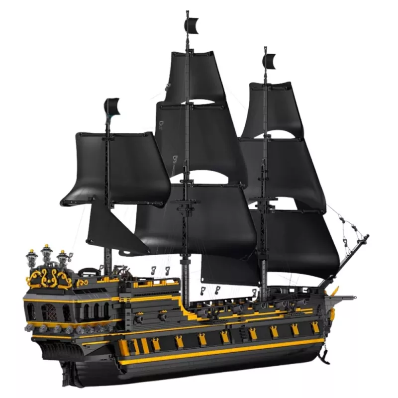 LEAN TOYS Black Pearl merirosvolaiva rakennuspalikkasarja (5266 osaa)