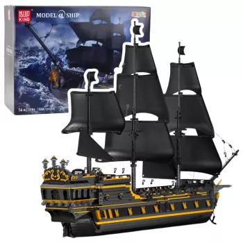 LEAN TOYS Black Pearl merirosvolaiva rakennuspalikkasarja (5266 osaa)