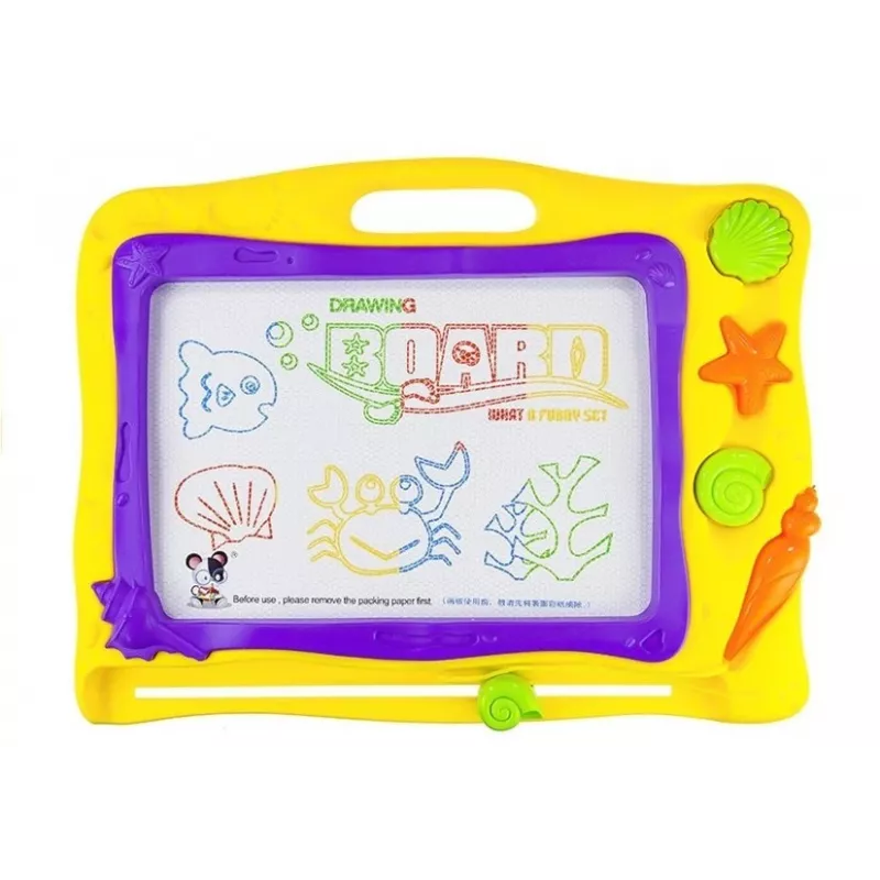LEAN TOYS taulu leimoilla ja värikkäällä taustalla