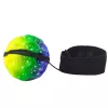 LEAN TOYS hyppypallo kuminauhalla, sensorinen, nystyröillä, värikäs, 6 cm