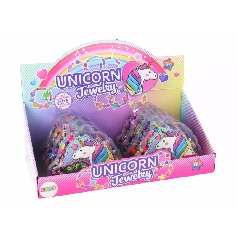 LEAN TOYS Rannekorun valmistussarja helmet riipus yksisarvinen-koru