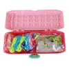 LEAN TOYS rannekorunvalmistussarja vaaleanpunainen laatikko