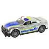 LEAN TOYS auto poliisi 1:14 valot äänet hopea