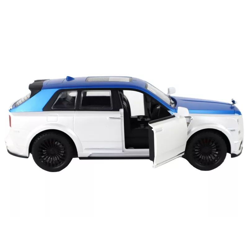 LEAN TOYS auto R/C 1:20 valkoinen ja sininen kauko-ohjattava