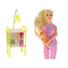 LEAN TOYS lasten nukkelääkäri pitkät hiukset tarvikkeet