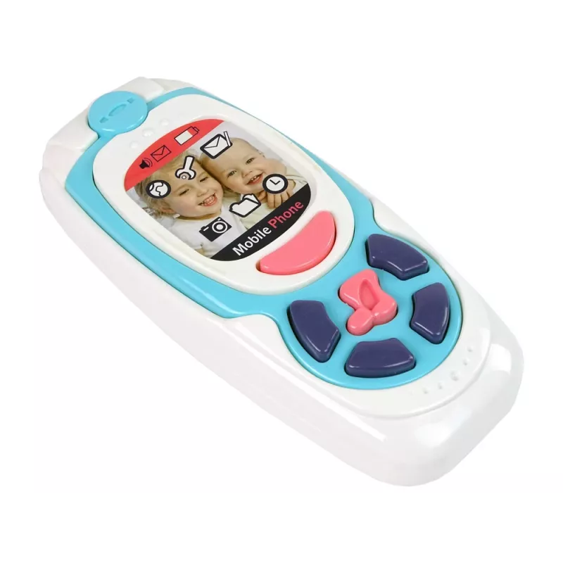 LEAN TOYS Lasten oppimispuhelin Melody sininen