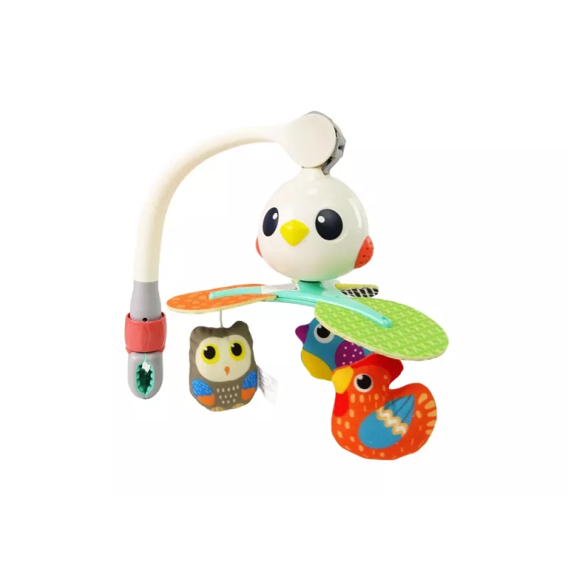 LEAN TOYS värikkäät linnut melodia karuselli vauvan sänkyyn ja lastenvaunuihin