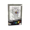LEAN TOYS värit palapeli 500 elefantti