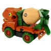 LEAN TOYS Betonimylly dinosaurus Unwrecker oranssi lisävaruste