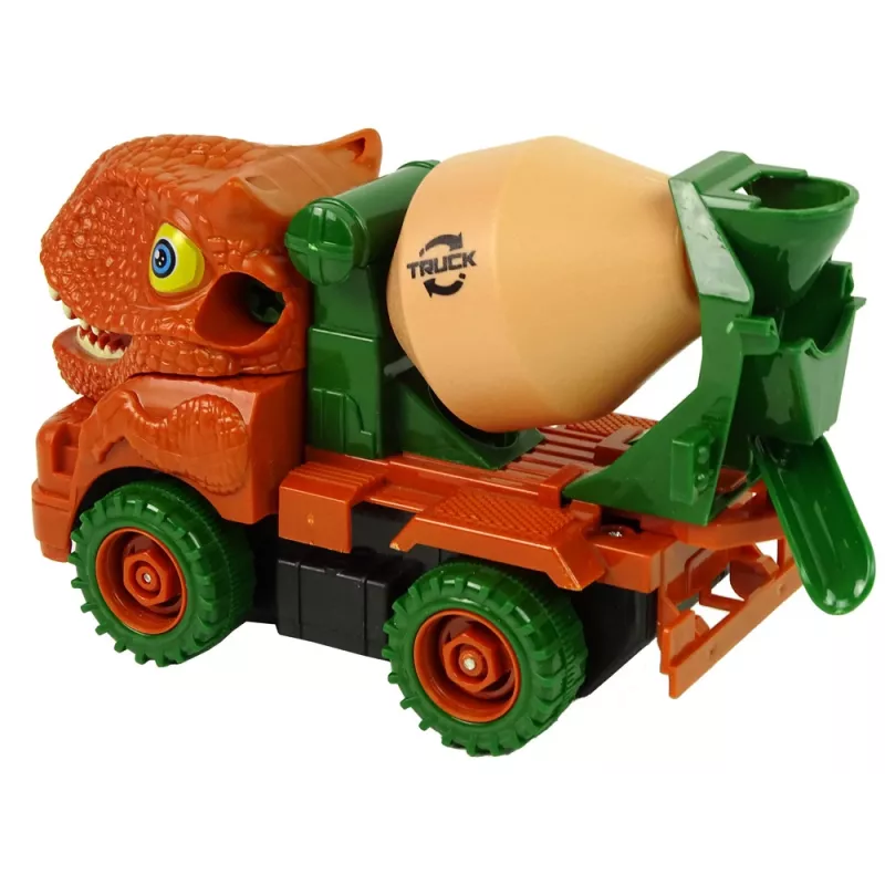 LEAN TOYS Betonimylly dinosaurus Unwrecker oranssi lisävaruste