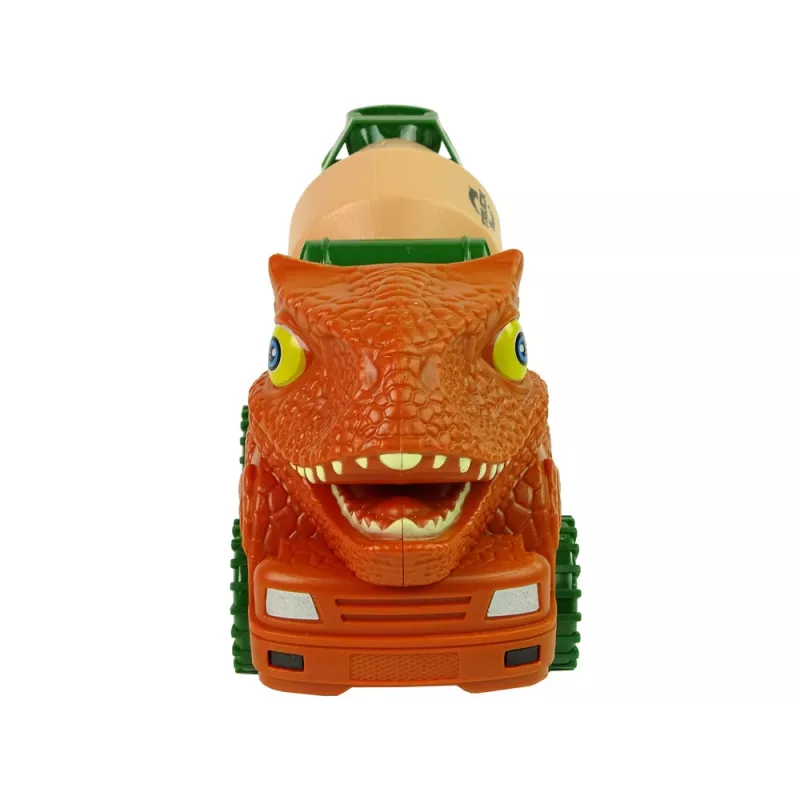 LEAN TOYS Betonimylly dinosaurus Unwrecker oranssi lisävaruste