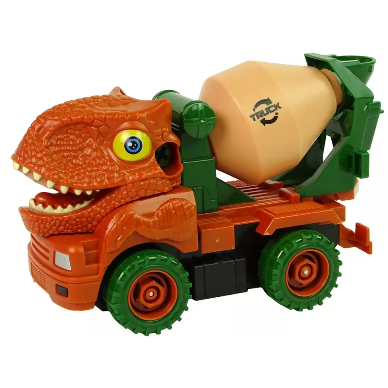 LEAN TOYS Betonimylly dinosaurus Unwrecker oranssi lisävaruste