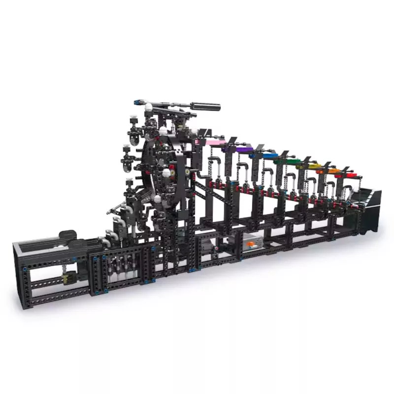 LEAN TOYS Rakennuspalikat pallorata sähkömoottorilla 2520 osaa