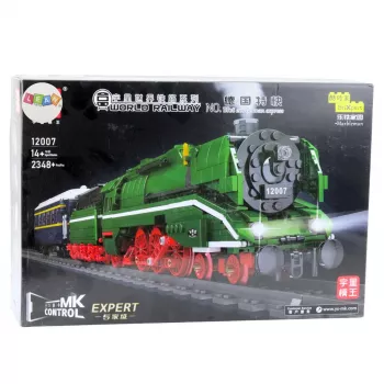 LEAN TOYS rakennuspalikat kauko-ohjattava höyryveturi RC 2348 el.