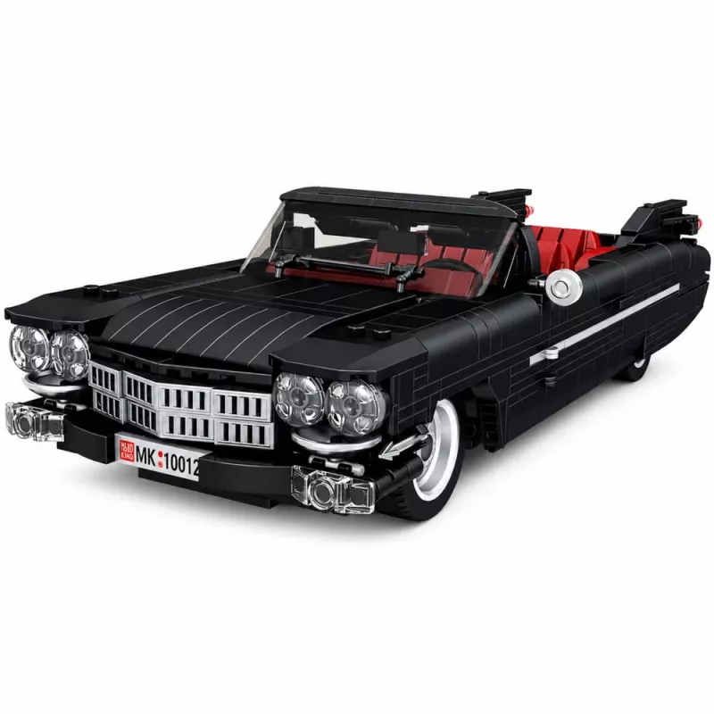 LEAN TOYS rakennuspalikat klassikkoauto avoauto Cadi-Elrado musta 1324 osaa