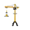 LEAN TOYS rakennusnosturi kaukosäätimellä 90 cm korkea Eiffel-torni rakennussarja