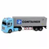 LEAN TOYS konttirekka avautuvin ovin, valo ja ääni – sininen, 54 cm