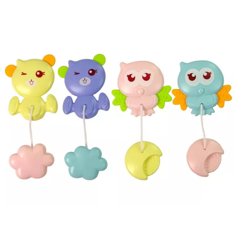 LEAN TOYS sänkykaruselli projektori Pilot melodiat eläinten äänet sininen
