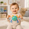 LEAN TOYS rapu aistilelu taaperoille helistin purentarengas sininen