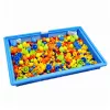 LEAN TOYS Luova setti nappimosaiikkipalapeli sieninastat laukku 300 kpl