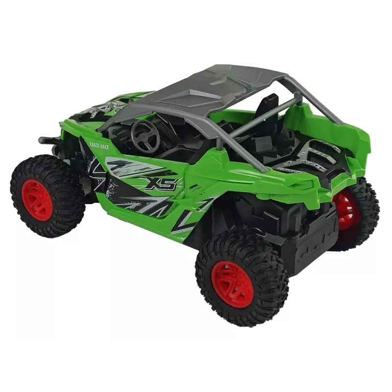 LEAN TOYS Cross Country maasto-ohjattava auto 27 MHz vihreä