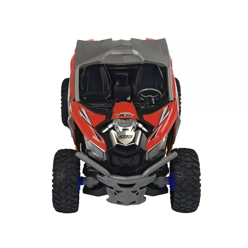 LEAN TOYS Cross Country maasto-ohjattava auto 27 MHz punainen