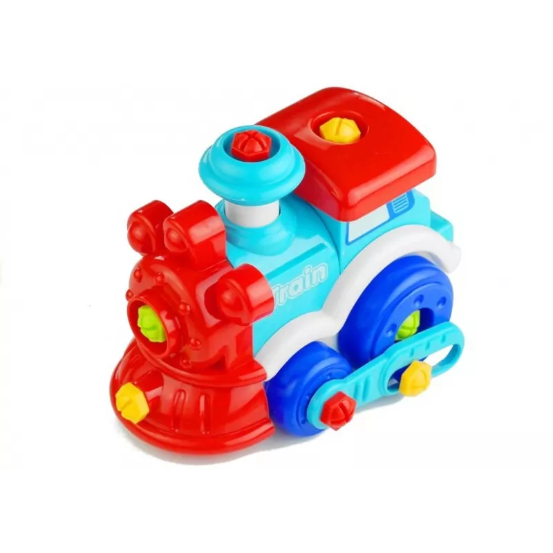 LEAN TOYS irrotettava juna työkaluilla ja hahmoilla