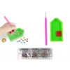 LEAN TOYS timanttikirjontatarra-arkki eläimet puutarha sateenkaari mosaiikki