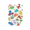 LEAN TOYS timanttikirjontatarra-arkki dinosaurukset mosaiikki