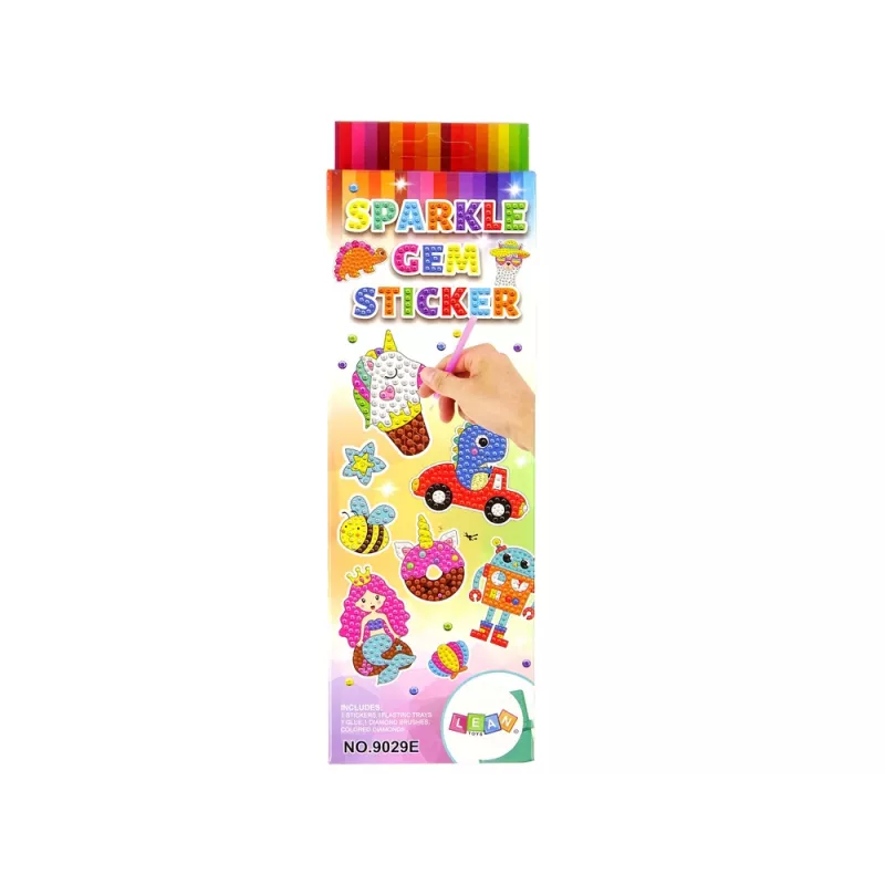 LEAN TOYS timanttikirjontatarra-arkki avaruus astronautti mosaiikki