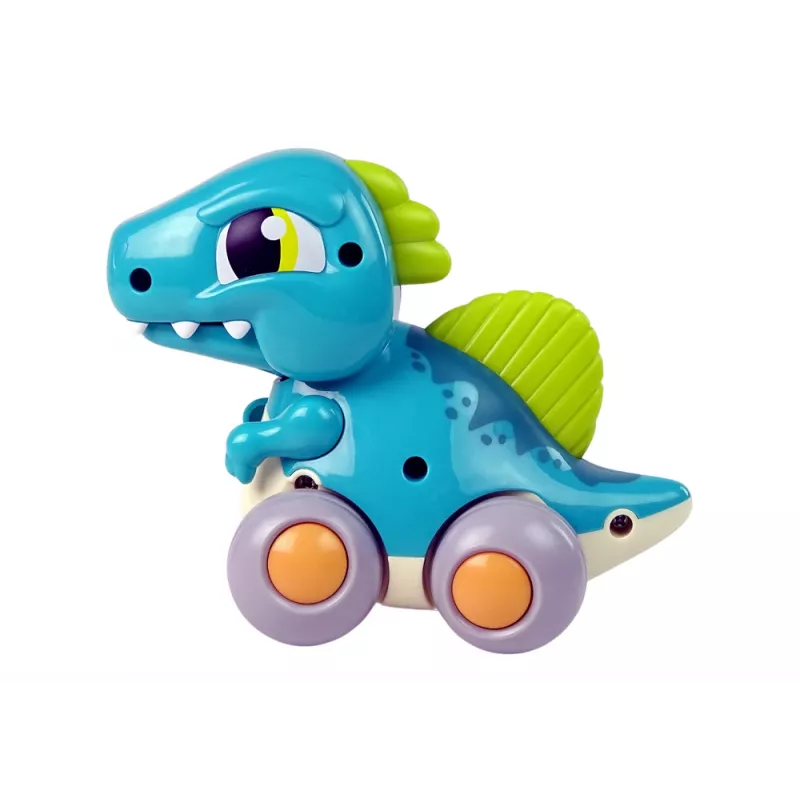 LEAN TOYS dinosaurus pyörillä sininen figuuri